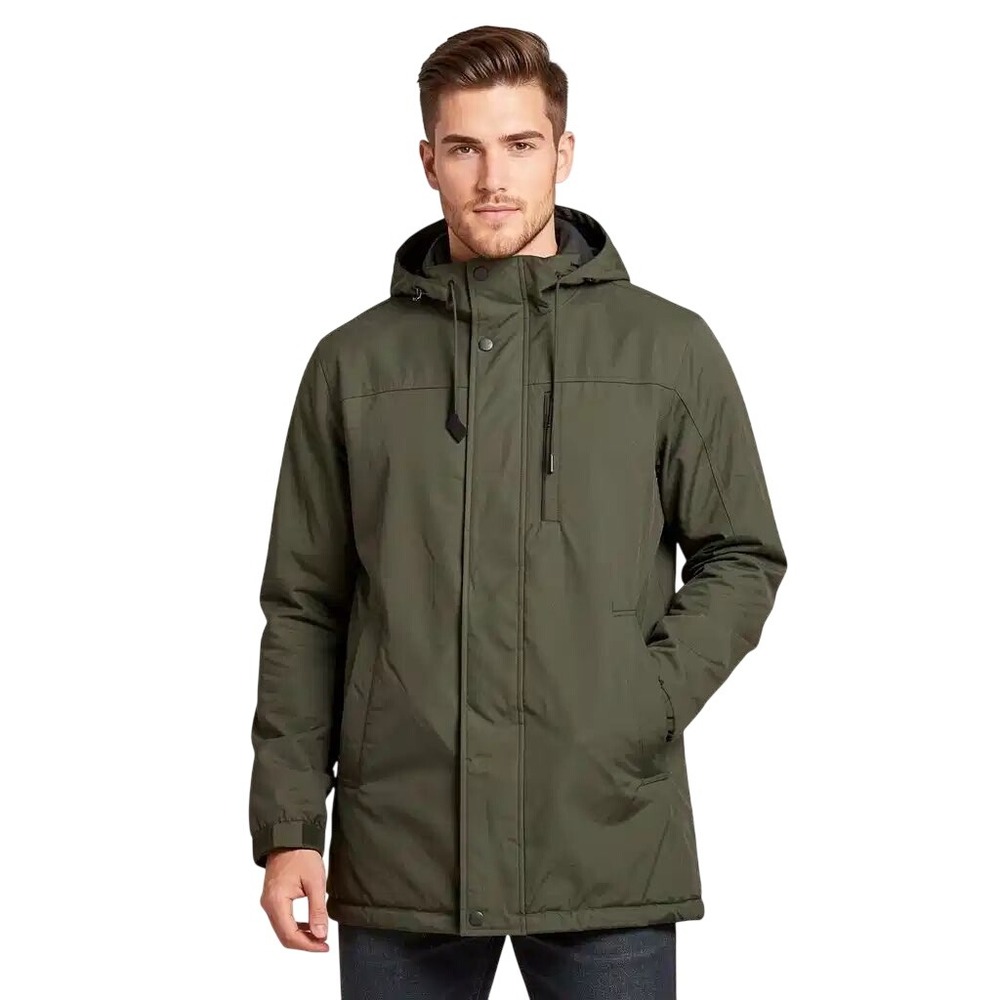 Hawke & Co Outfitter $190 Mens Loden Green Hooded Parka Jacket HIP2364 Small NWT